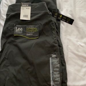 Big & Tall Lee Charcoal pants